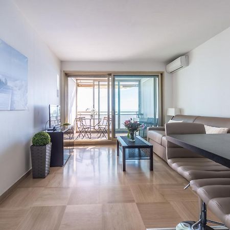 Sea Front - Panoramic Sea View Studio With Terrace Niza Exterior foto