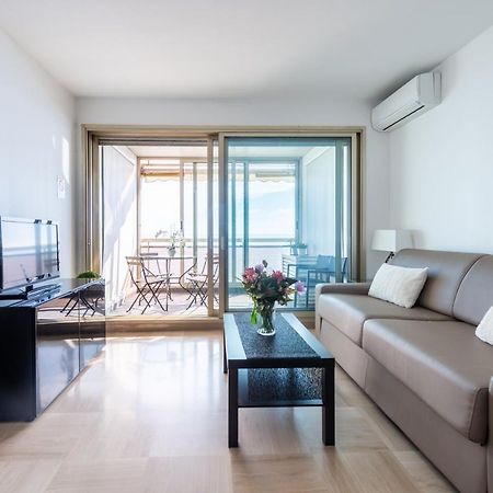 Sea Front - Panoramic Sea View Studio With Terrace Niza Exterior foto
