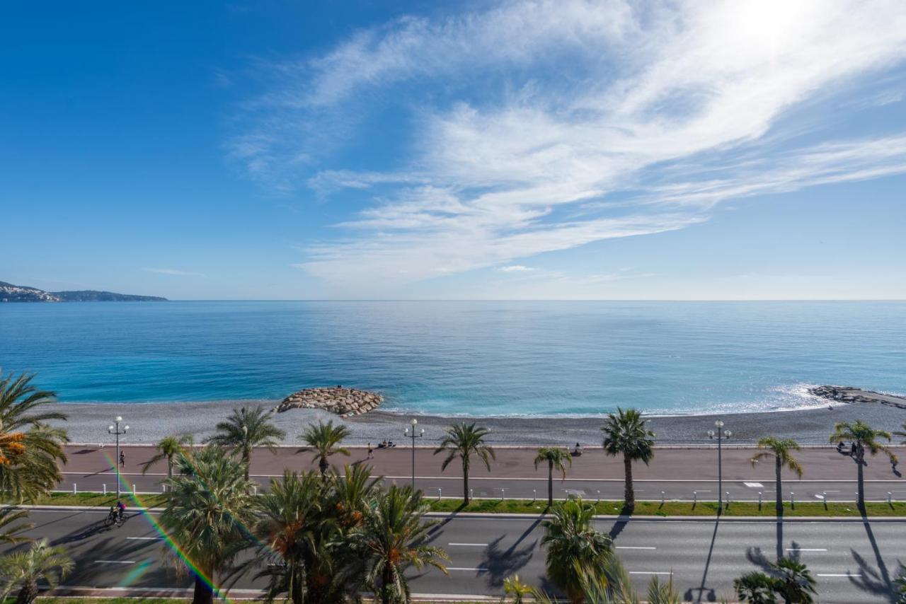 Sea Front - Panoramic Sea View Studio With Terrace Niza Exterior foto