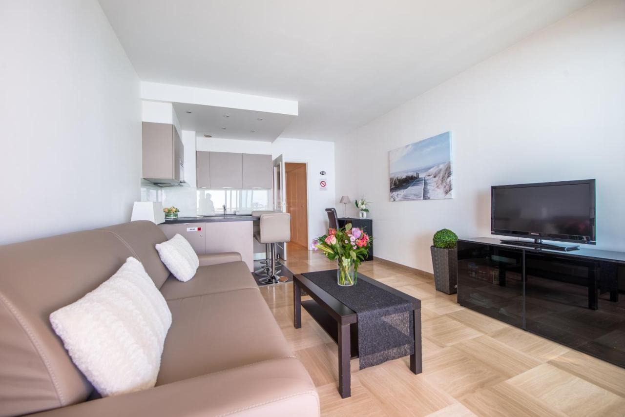 Sea Front - Panoramic Sea View Studio With Terrace Niza Exterior foto